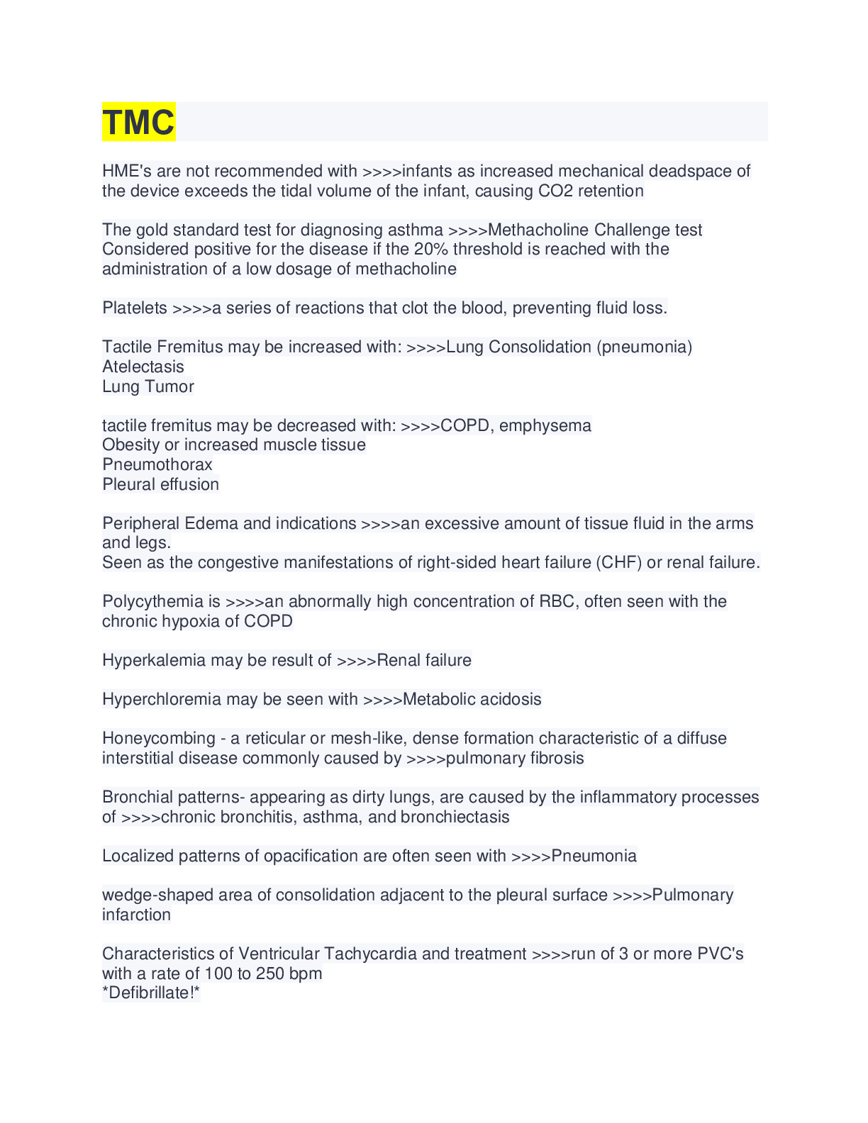 Preview image for TMC 2022/2023 (with questions & 100% verified correct answers)